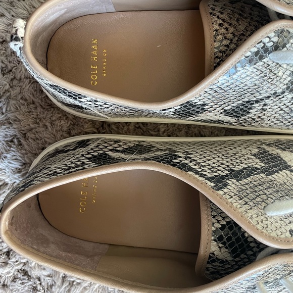 Cole Haan Grand.OS Snakeskin Sneakers - Picture 7 of 7